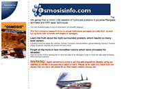 Desktop Screenshot of osmosisinfo.com